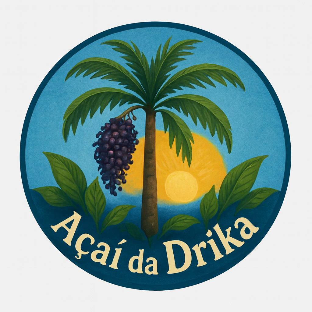 Logo Açaí da Drika