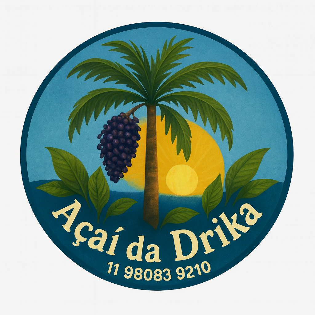 Logo Açaí da Drika
